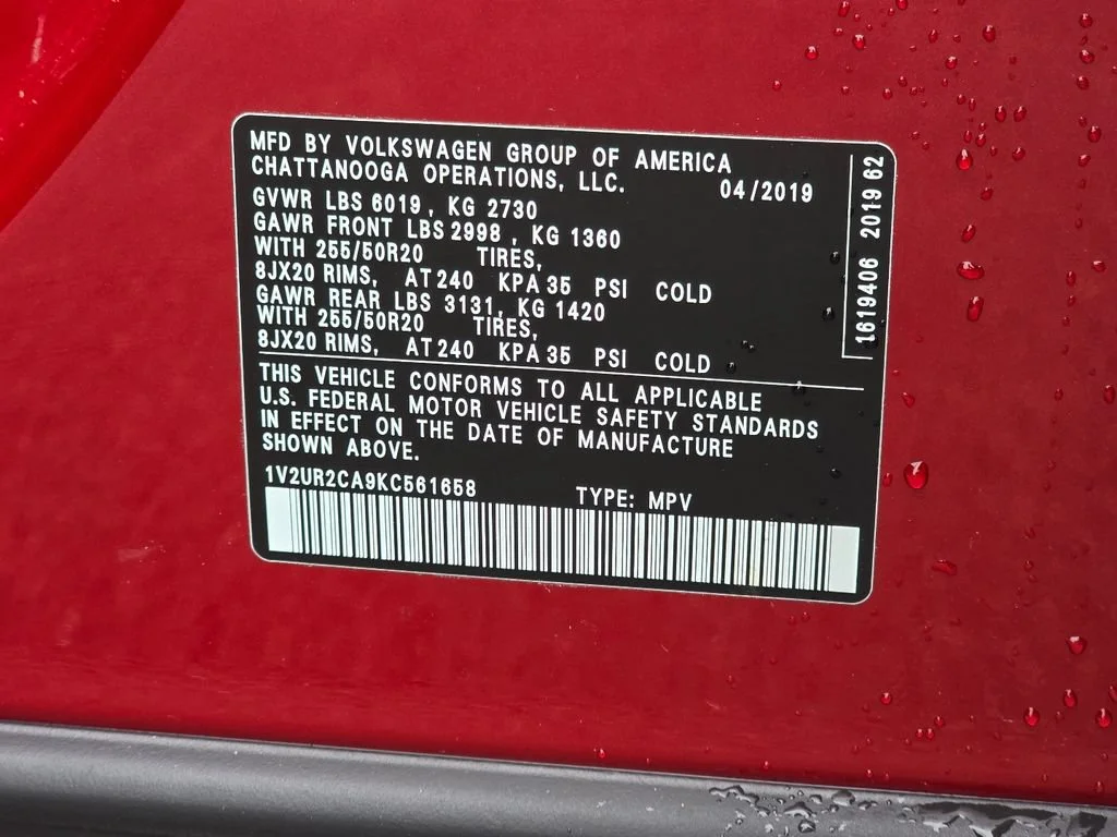 2019 Volkswagen Atlas SE w/Tech - Photo 32