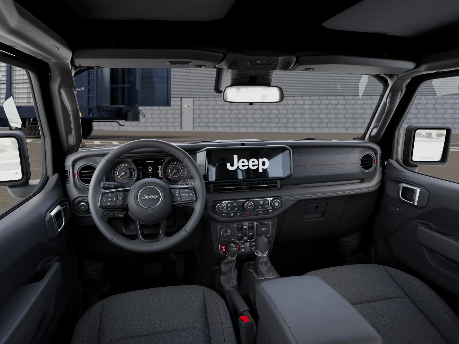 New 2027 Black Clear-Coat Paint Jeep Rubicon 4 Door 4x4 image 8