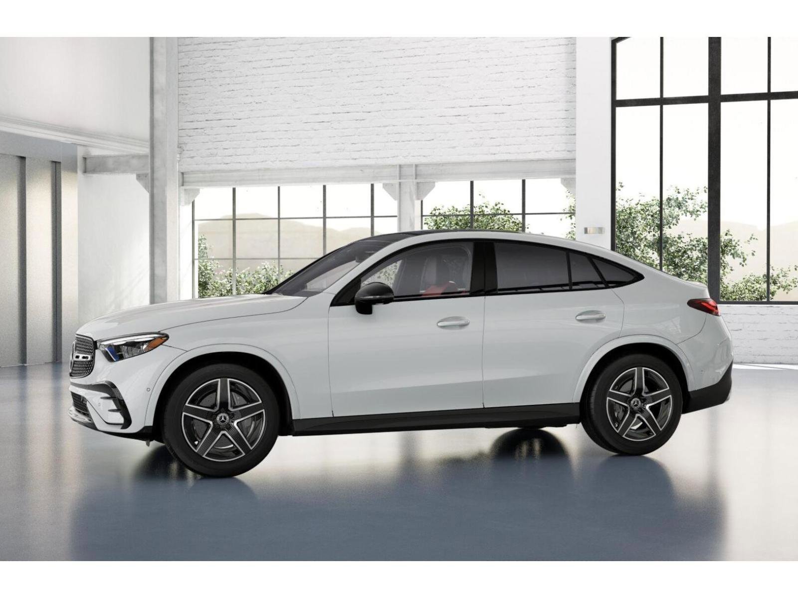 New 2026 MANUFAKTUR Moonlight White Metallic Mercedes-Benz GLC 300 4MATIC® Coupe image 36