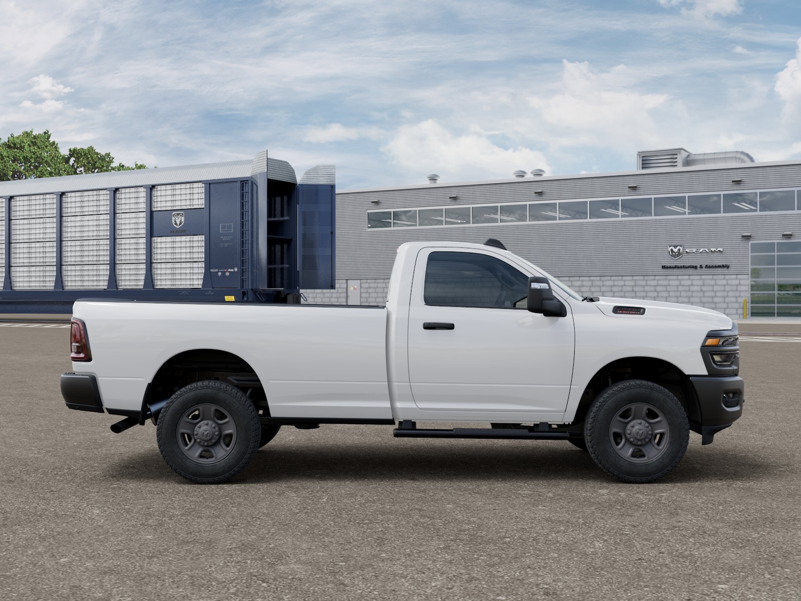 New 2026 Bright White Clear-Coat Exterior Paint RAM Tradesman image 40