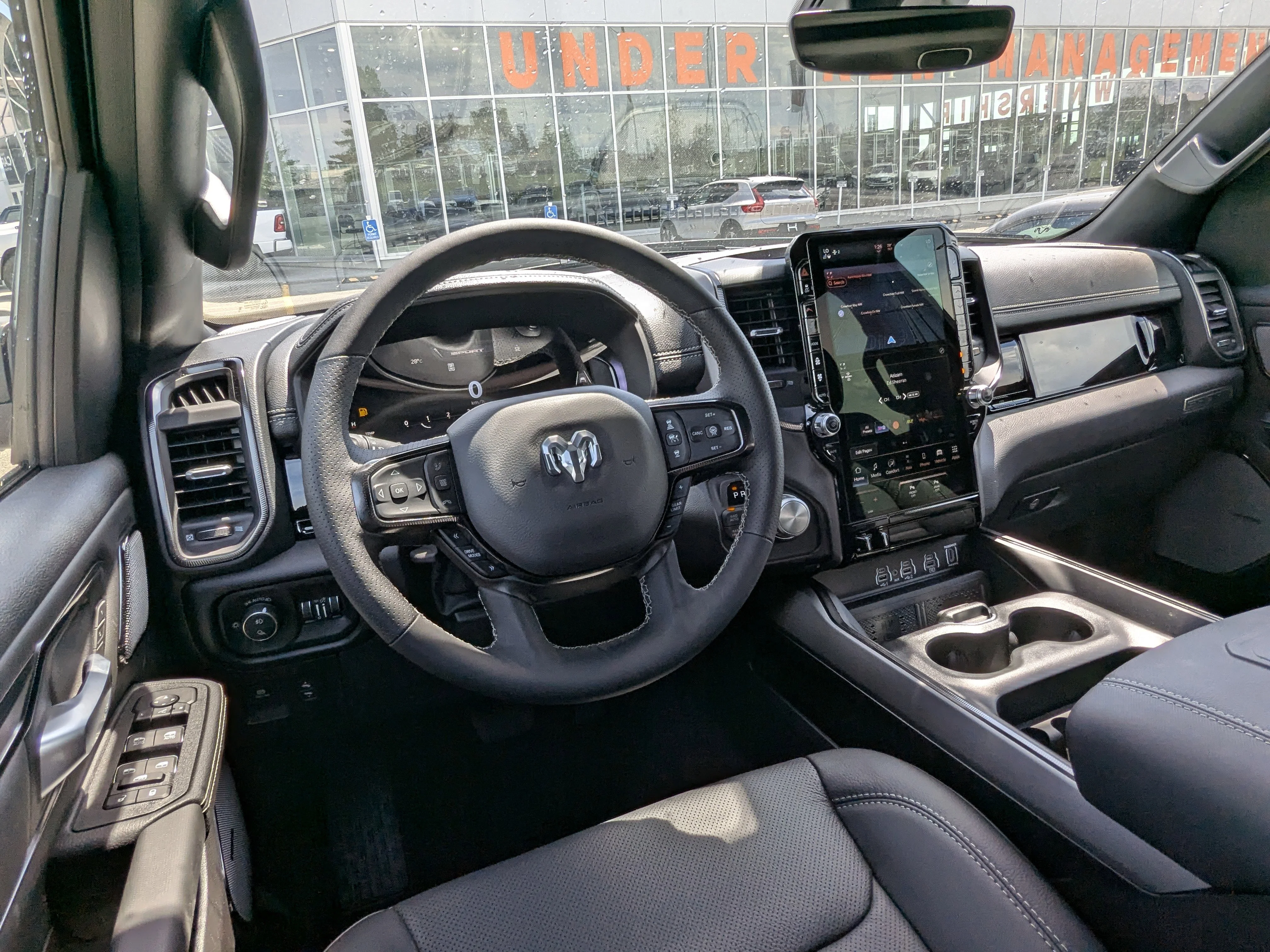 New 2025 White RAM Sport - - Night Edition - Level 1 Equip - Panoramic Sunroof & Tons more! image 26