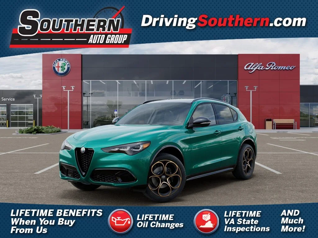 New 2025 Verde (Green) Fangio Metallic Exterior Paint Alfa Romeo Base image 1