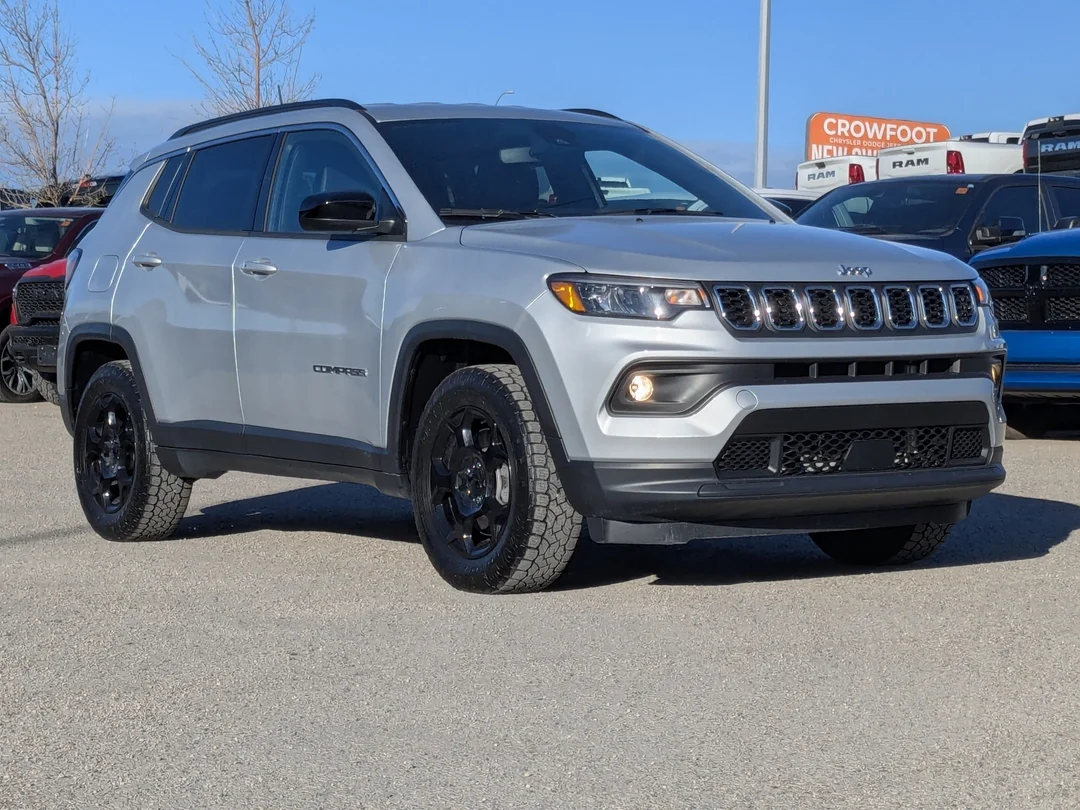 Certified Used 2025 Silver Jeep North - - 4x4 - Remote Start - Active Lane - Back Up Cam & More! image 2
