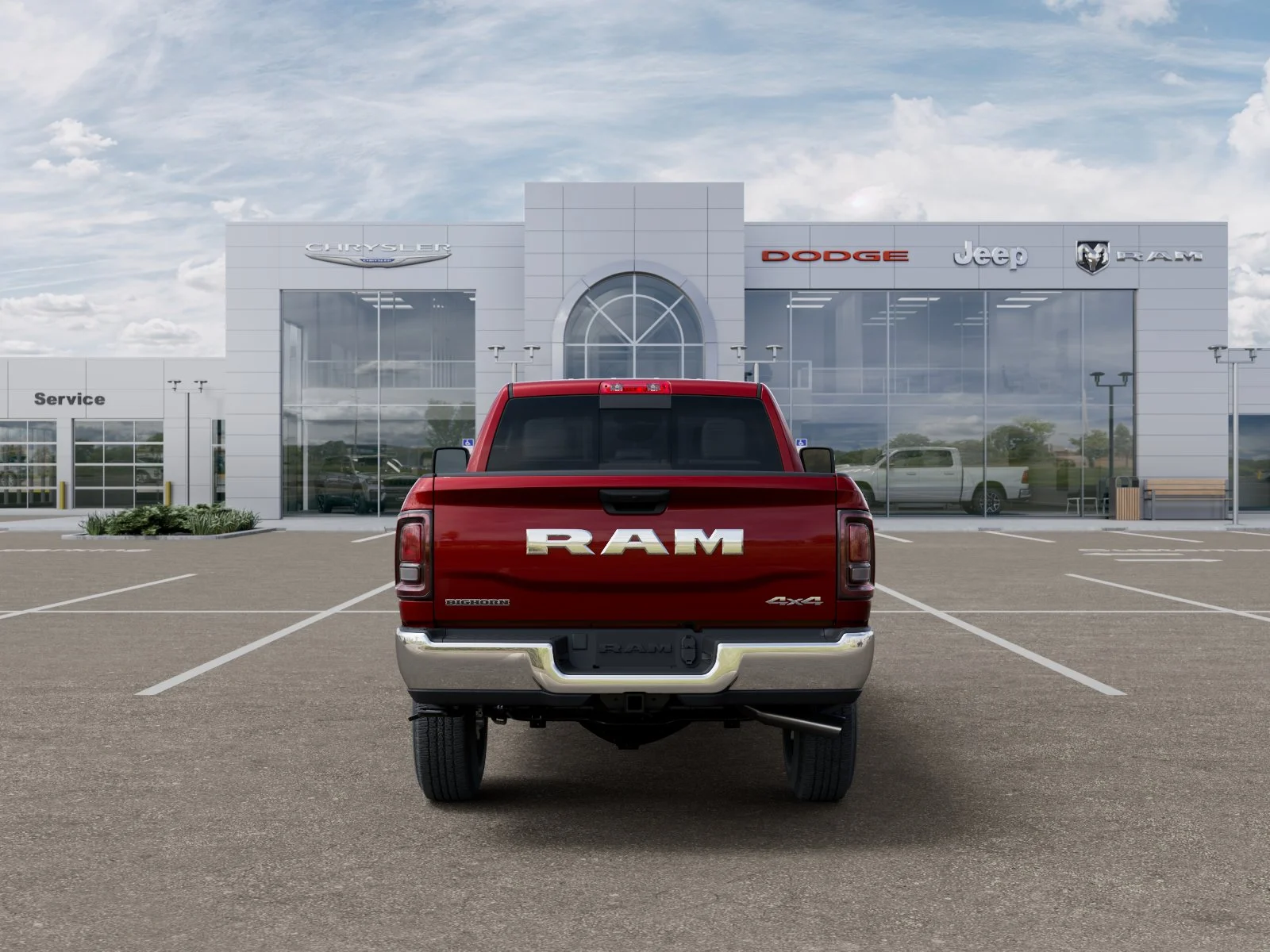 New 2025 Molten Red Pearlcoat RAM Big Horn image 38