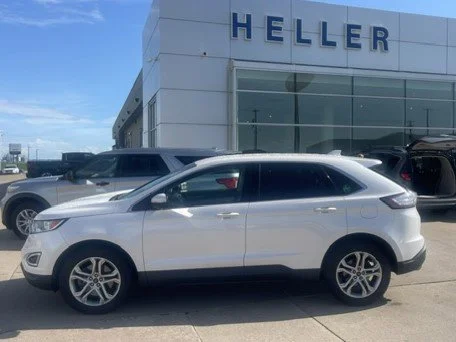 Used 2017 White Platinum Clearcoat Metallic Ford Titanium image 3