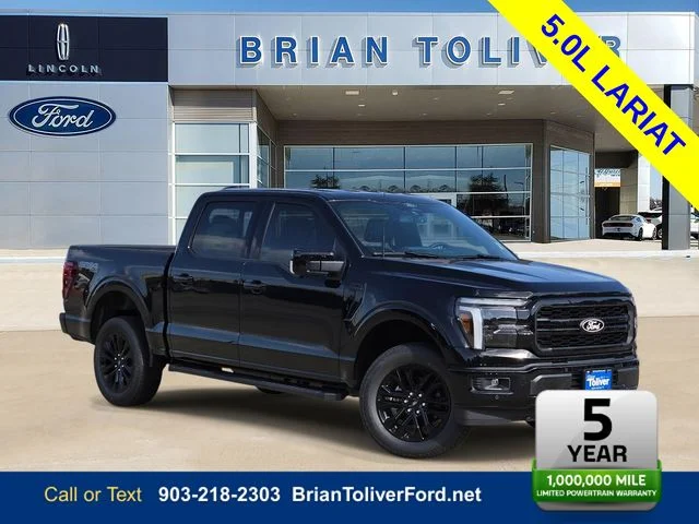 New 2026 Agate Black Metallic Ford Lariat® image 1