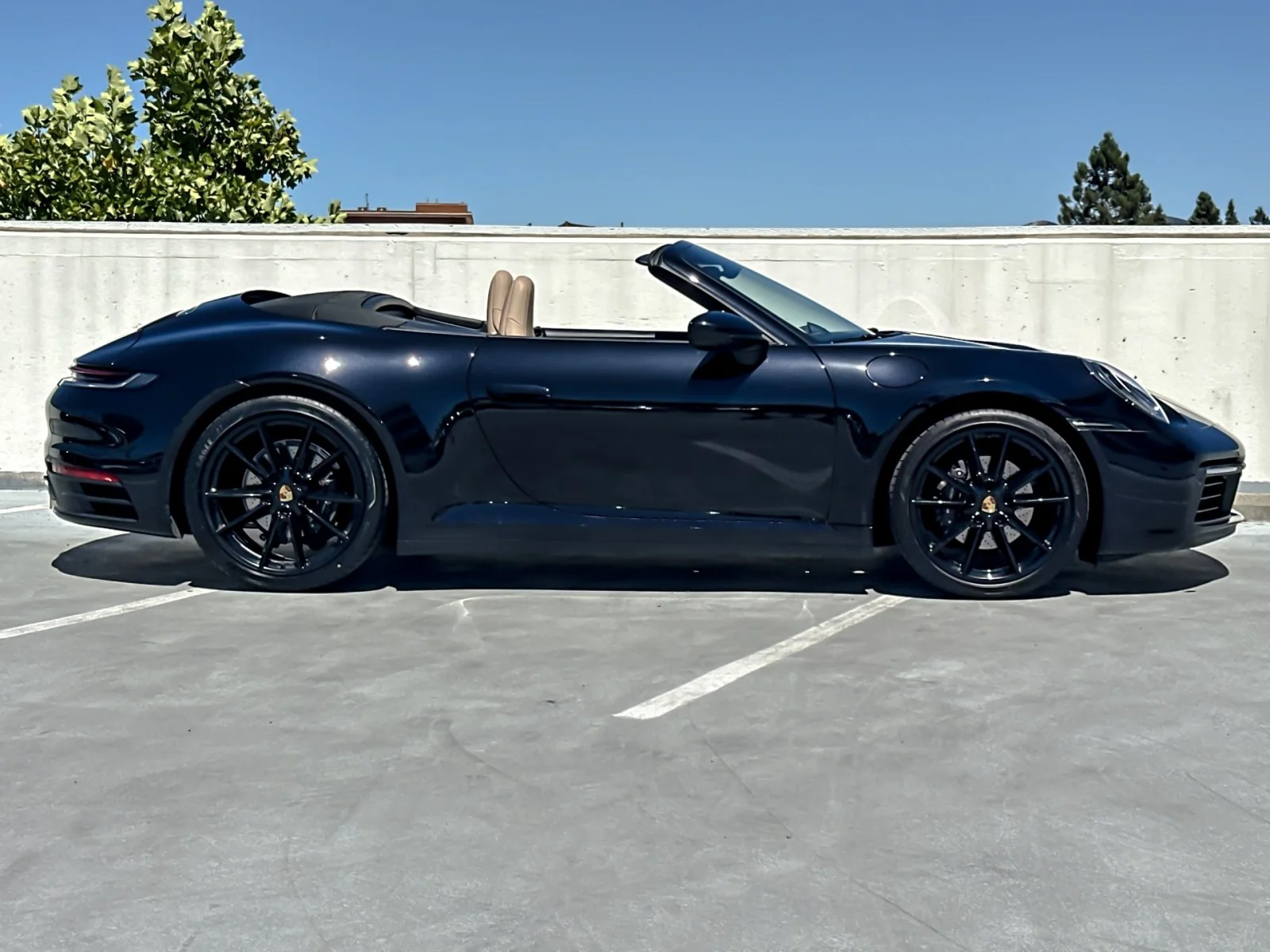 Used 2023 Jet Black Metallic Porsche Carrera Cabriolet image 9