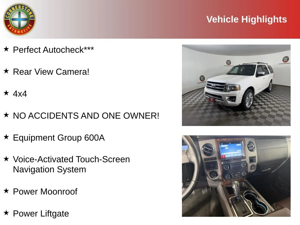 Used 2017 Ford Expedition Platinum with VIN 1FMJU1MT0HEA60275 for sale in Elk River, Minnesota