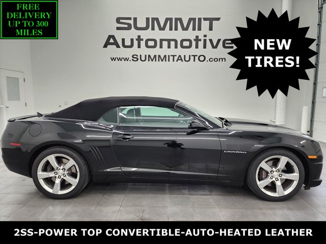 2011 Chevrolet Camaro 2SS Convertible: 2SS-CONVERTIBLE-AUTO-HEATED BLACK LEATHER-NEW TIRES