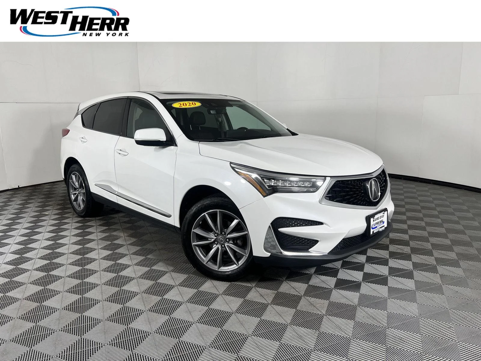 Used 2020 Platinum White Pearl Acura SH-AWD w/Tech image 1
