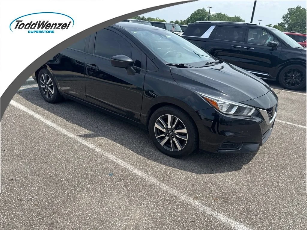 Used 2021 Black Nissan SV Xtronic CVT image 1