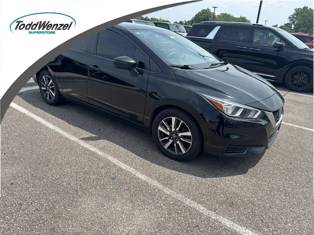 Used 2021 Black Nissan SV Xtronic CVT image 1