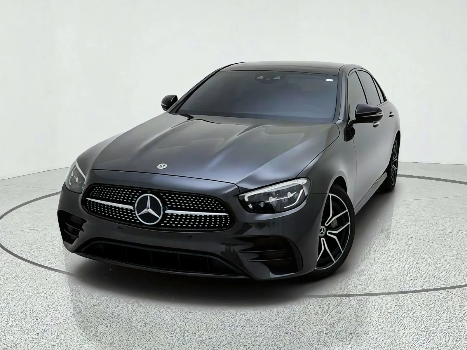 Certified Used 2022 Graphite Grey Metallic Mercedes-Benz E 350 image 2