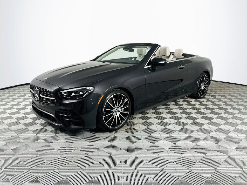 Certified Used 2023 Gray Mercedes-Benz E 450 Cabriolet image 3