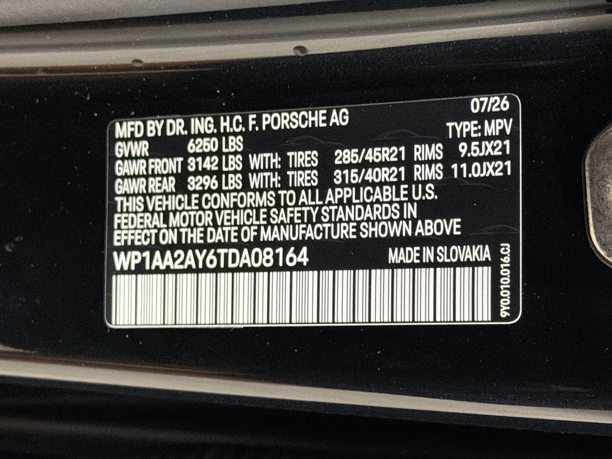 New 2026 Chromite Black Metallic Porsche  image 43