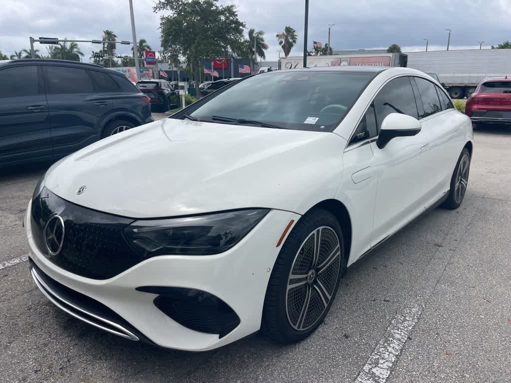 Used 2023 Polar White Mercedes-Benz EQE 350+ image 1