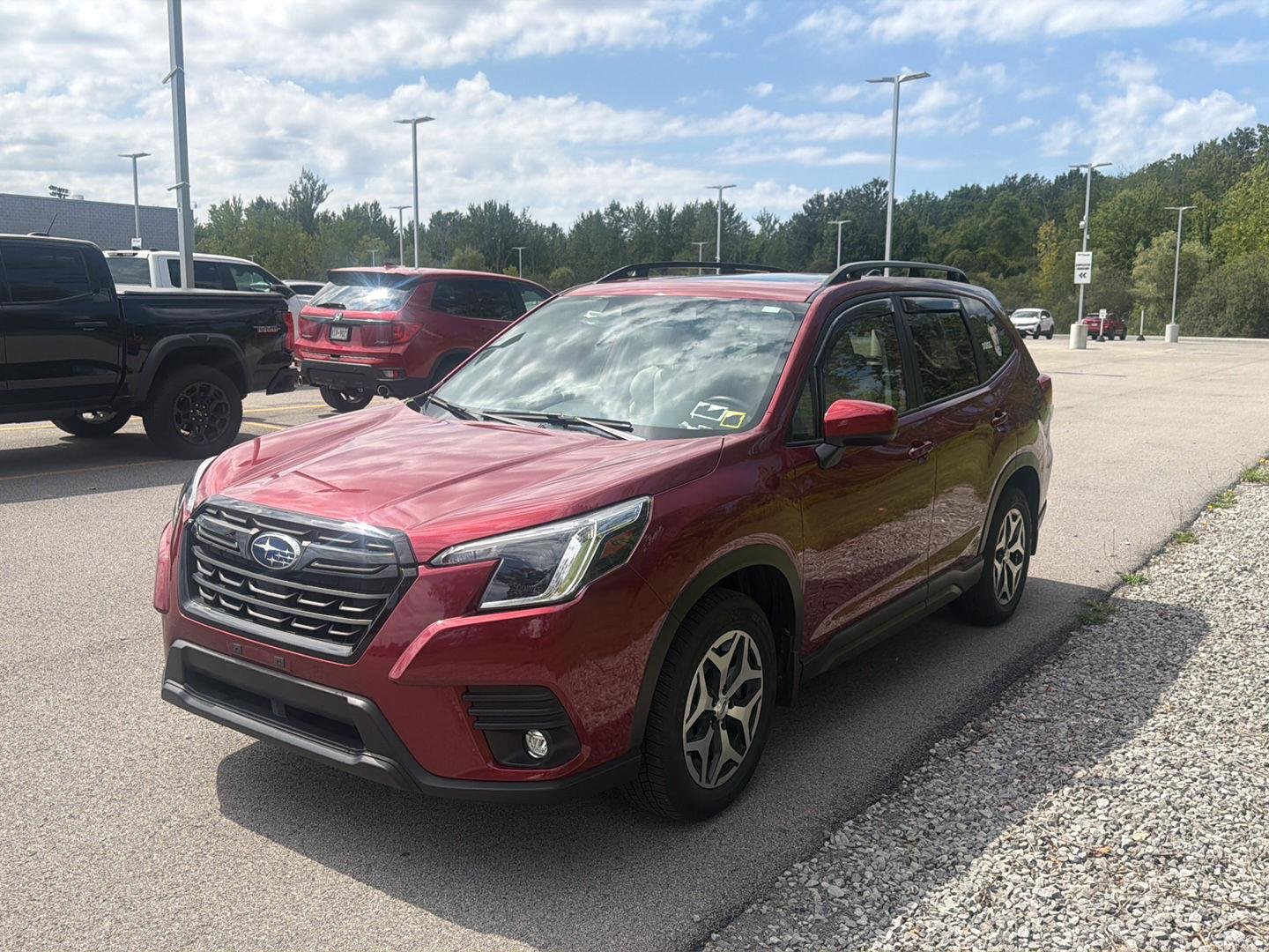 Used 2024 Crimson Red Pearl Subaru Premium image 8