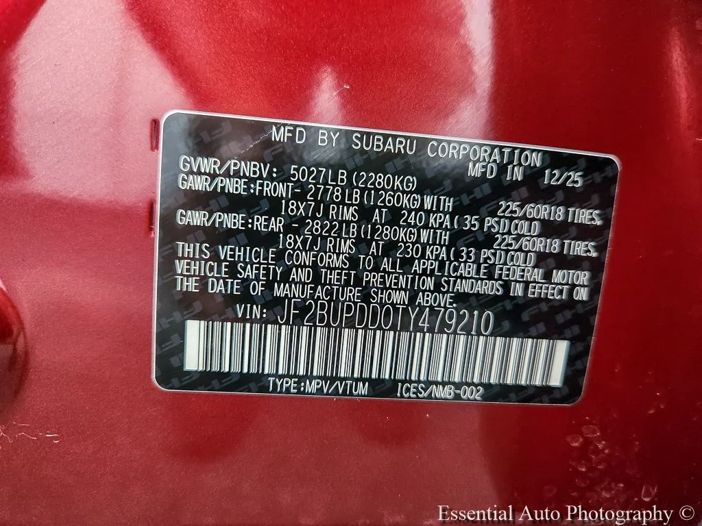 Used 2026 Red Subaru Limited image 25