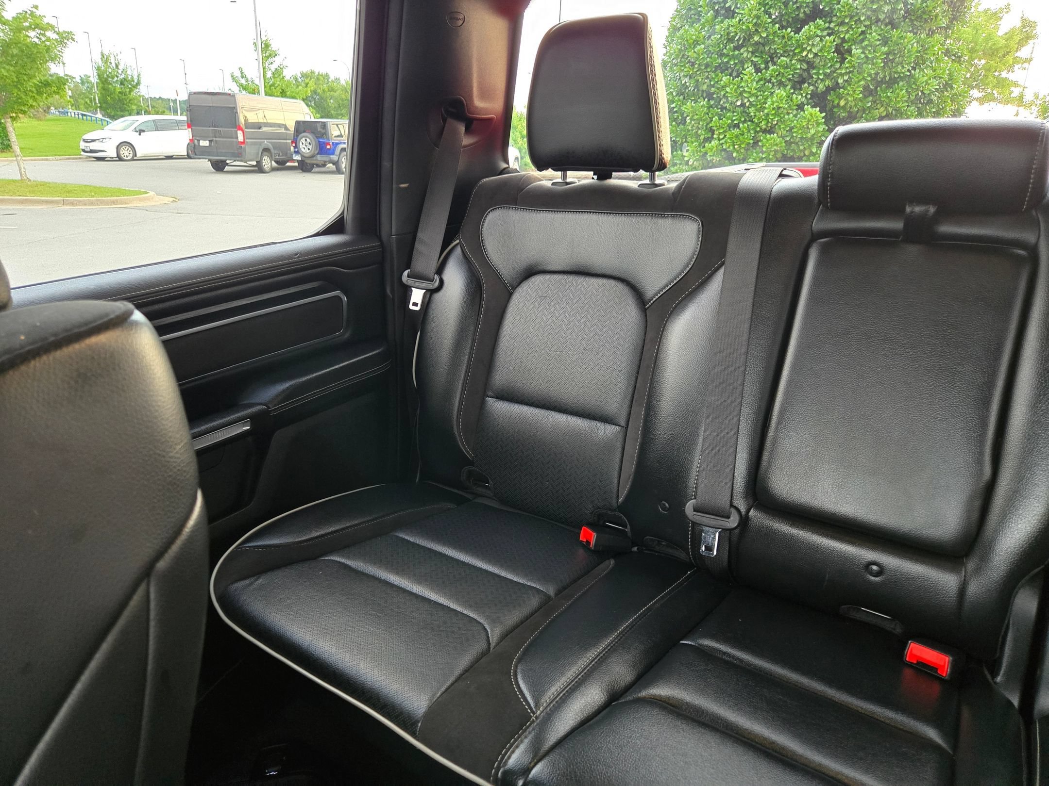 Used 2024 Flame Red Clearcoat RAM Laramie image 12