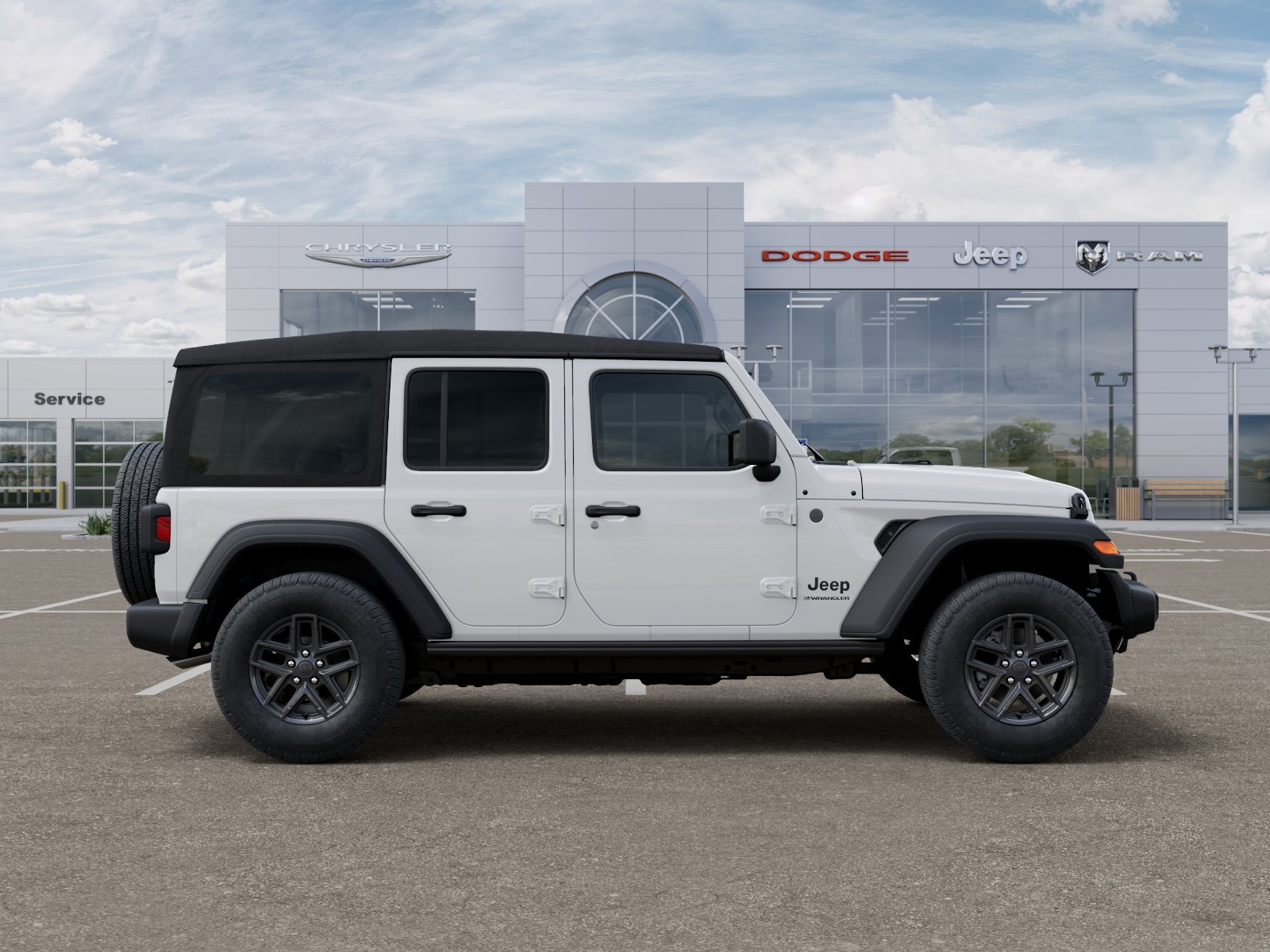 New 2026 Bright White Clear-Coat Exterior Paint Jeep Sport image 47