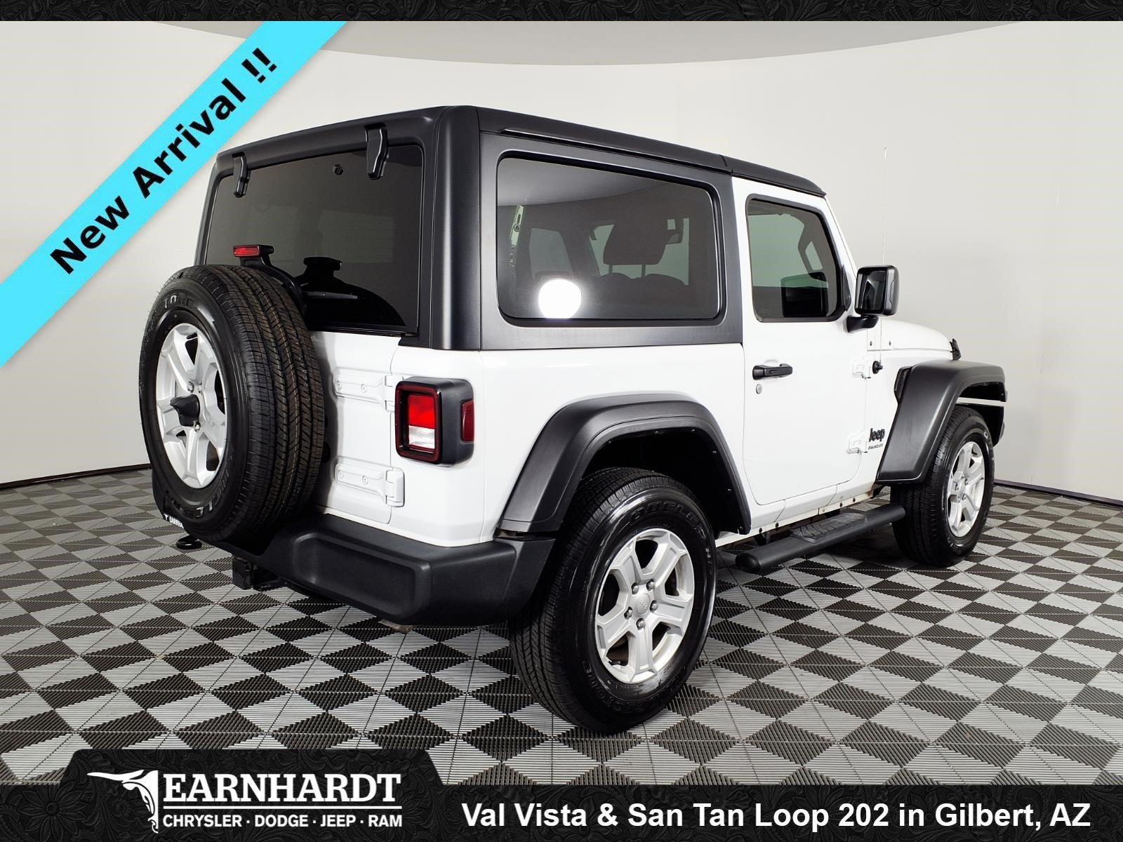 Certified Used 2022 Bright White Clearcoat Jeep Sport S image 4