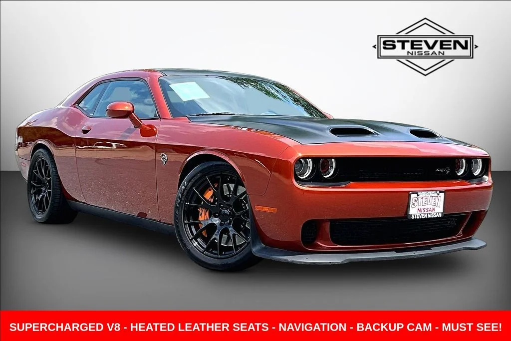 Used 2021 Orange Dodge SRT Hellcat Redeye image 1