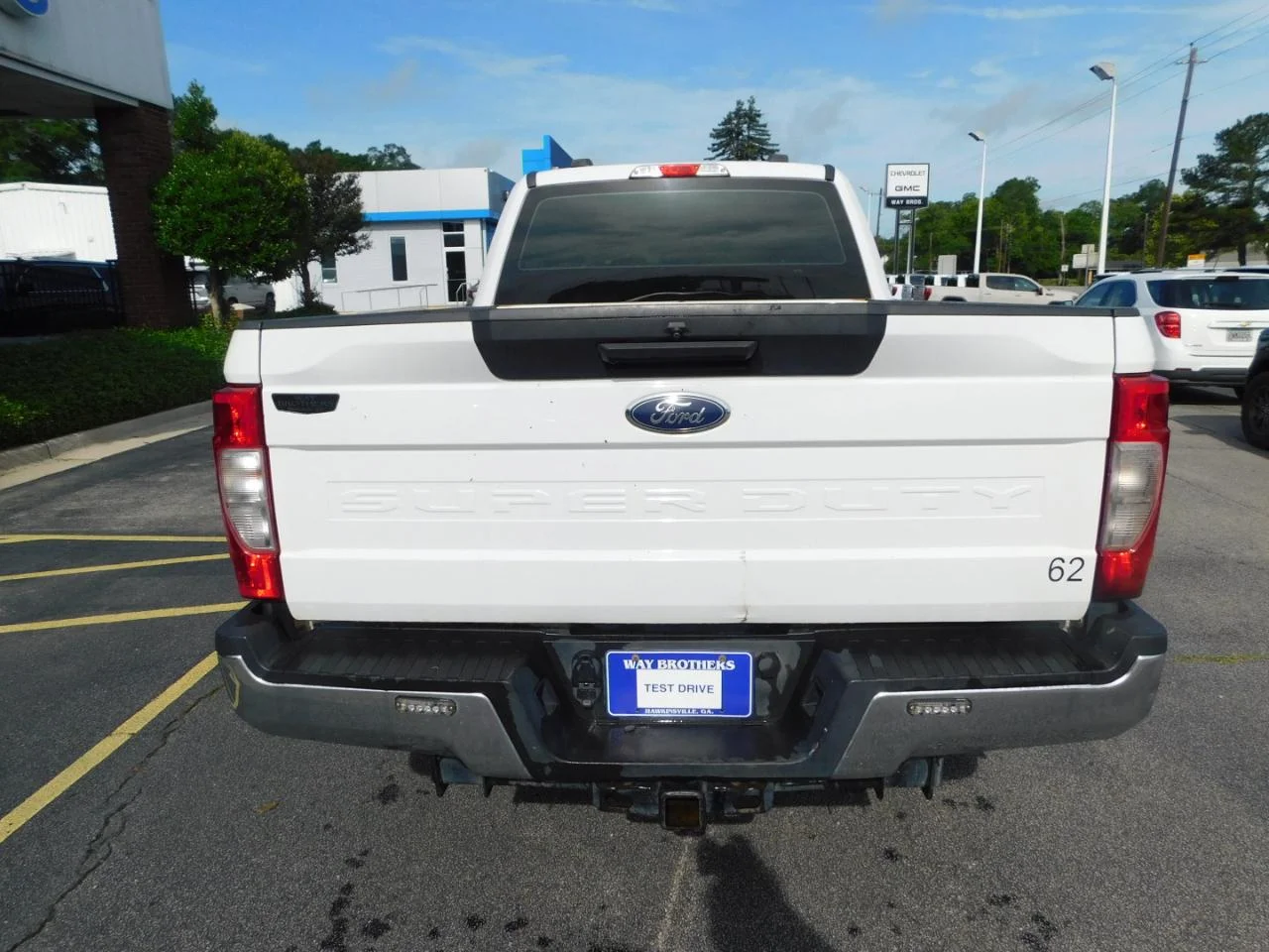 Used 2020 White Ford XL 4WD Crew Cab 6.75 ft Box image 7