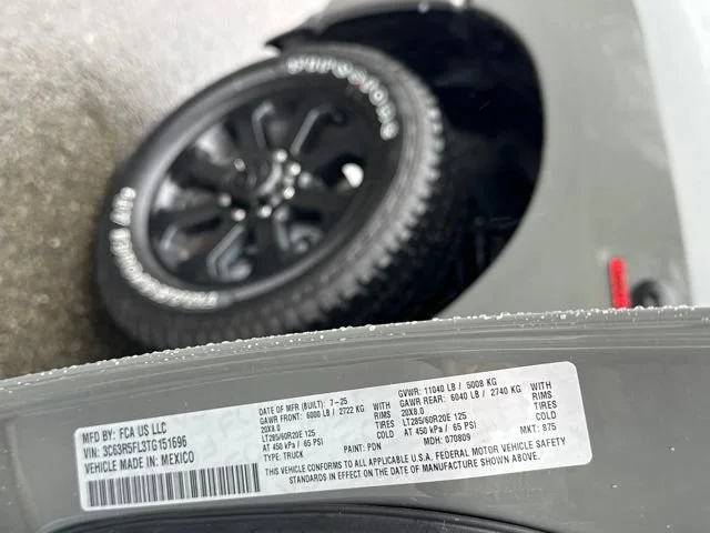 New 2026 Ceramic Gray Clear-Coat Exterior Paint RAM Laramie image 17