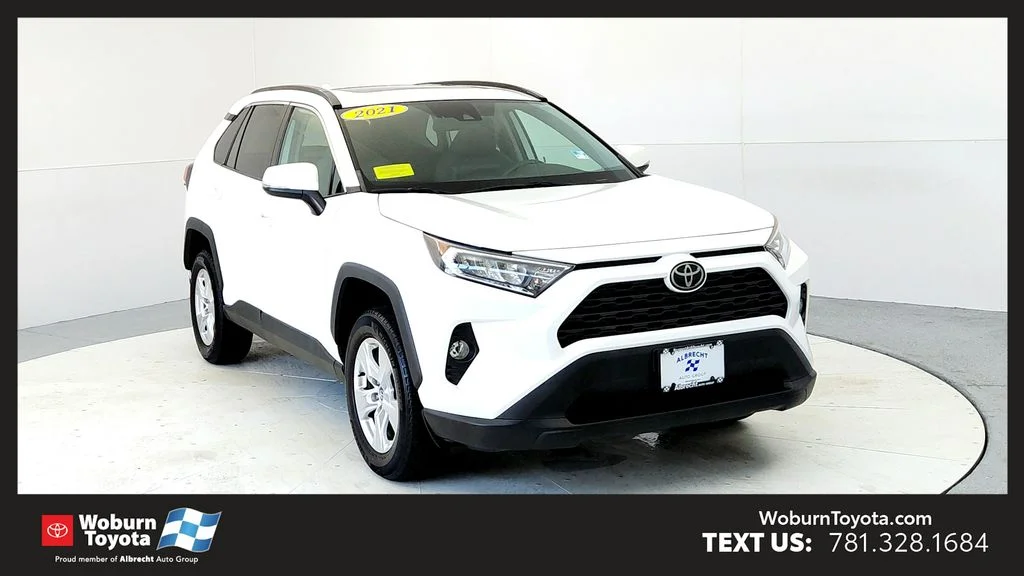 Certified Used 2021 White Toyota XLE image 1
