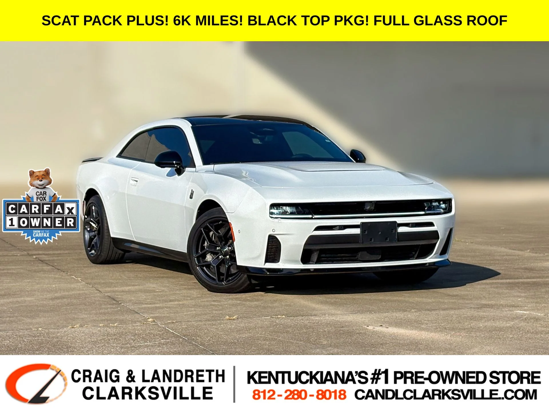 Used 2026 White Dodge Scat Pack Plus image 1