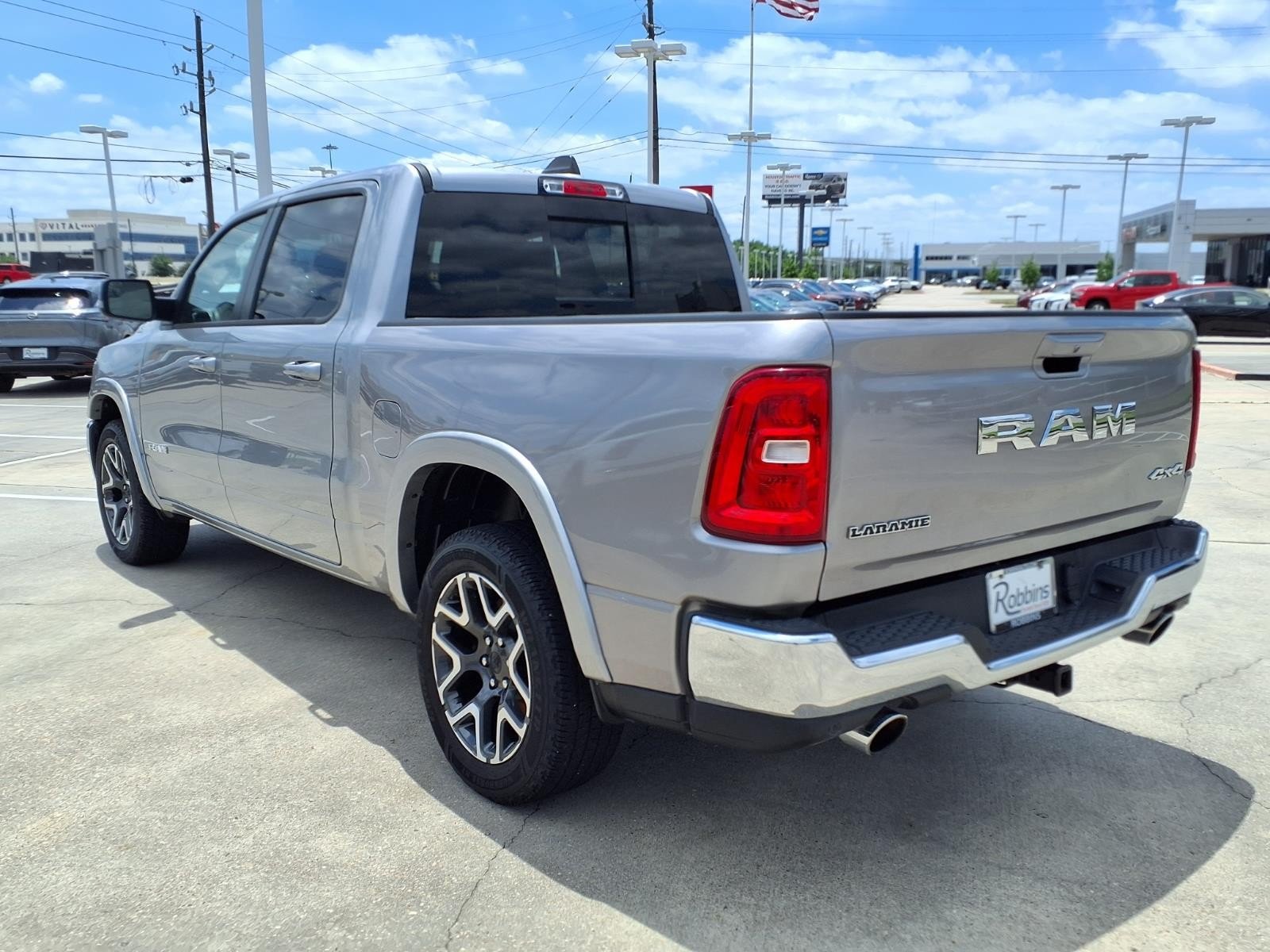 2025 Ram 1500 Laramie Silver at Robbins Nissan