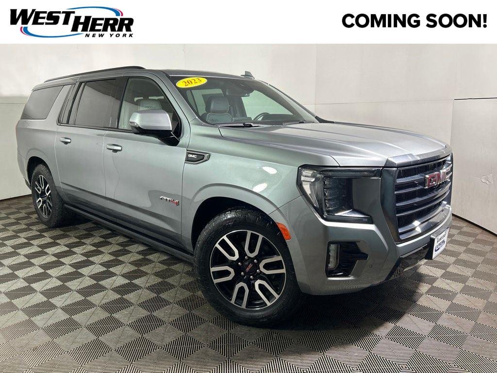 Used 2023 Sterling Metallic GMC AT4 image 1
