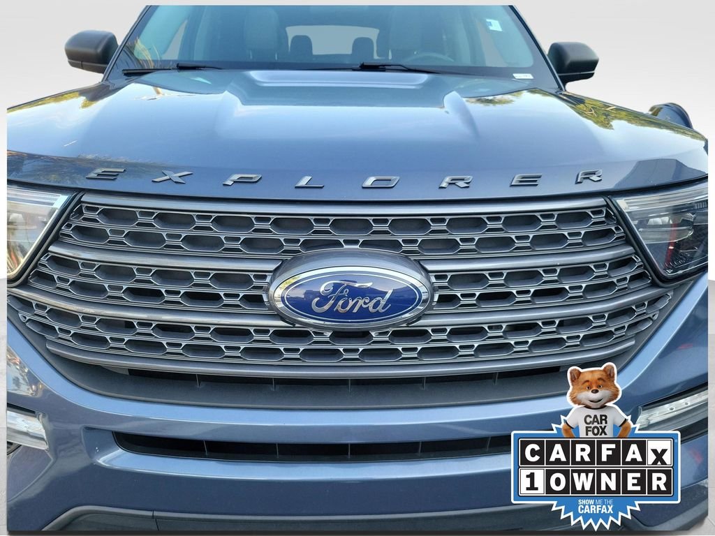 Used 2021 Blue Metallic Ford XLT image 7