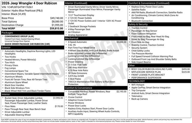 Certified Used 2026 Blue Jeep Rubicon image 24