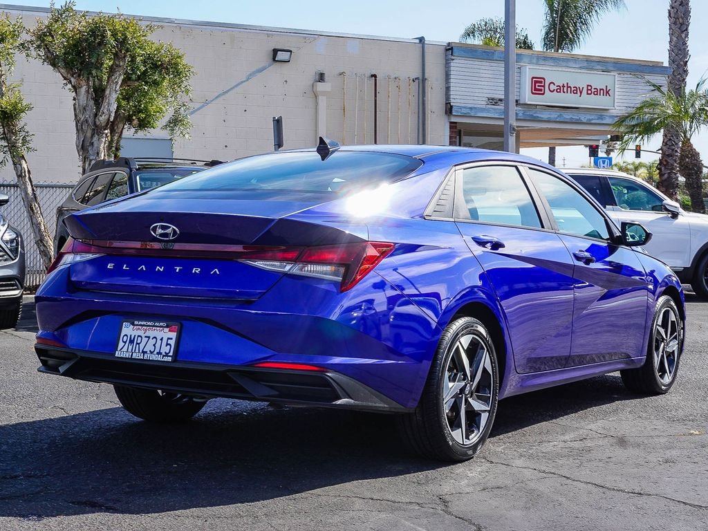 Certified Used 2023 Blue Hyundai SEL image 6