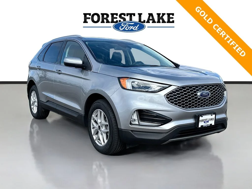 Certified Used 2023 Iconic Silver Metallic Ford SEL image 1