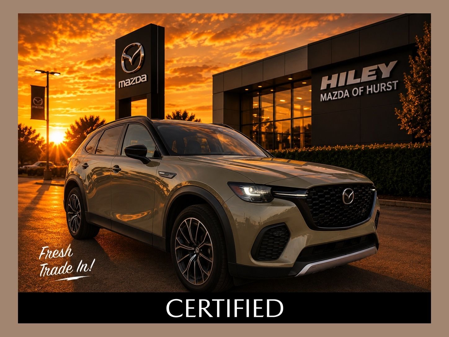 Sand Metallic 2025 Mazda CX-70 SUV / Crossover All-Wheel Drive