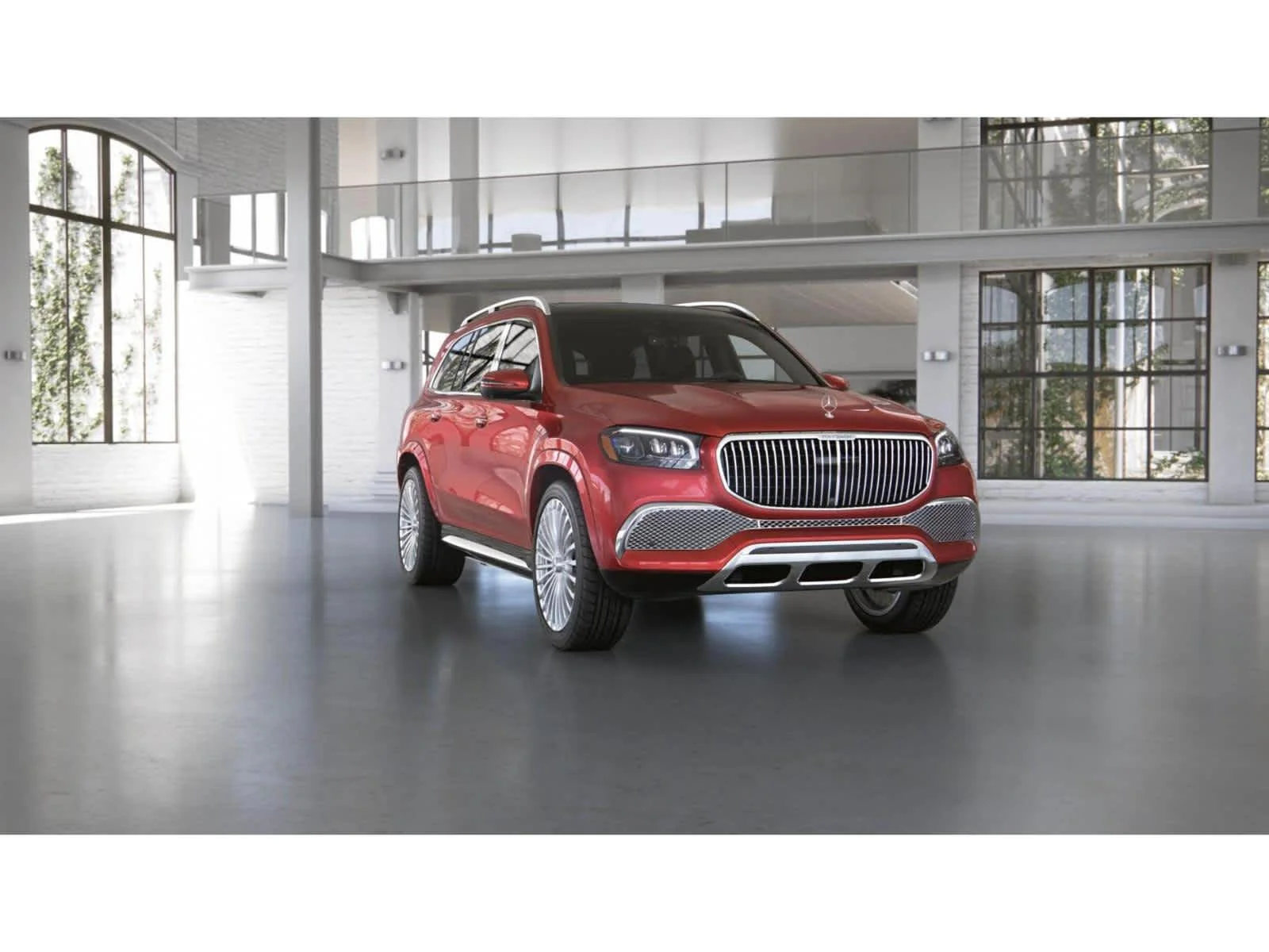 Used 2022 MANUFAKTUR Cardinal Red Metallic Mercedes-Benz Maybach GLS 600 image 9