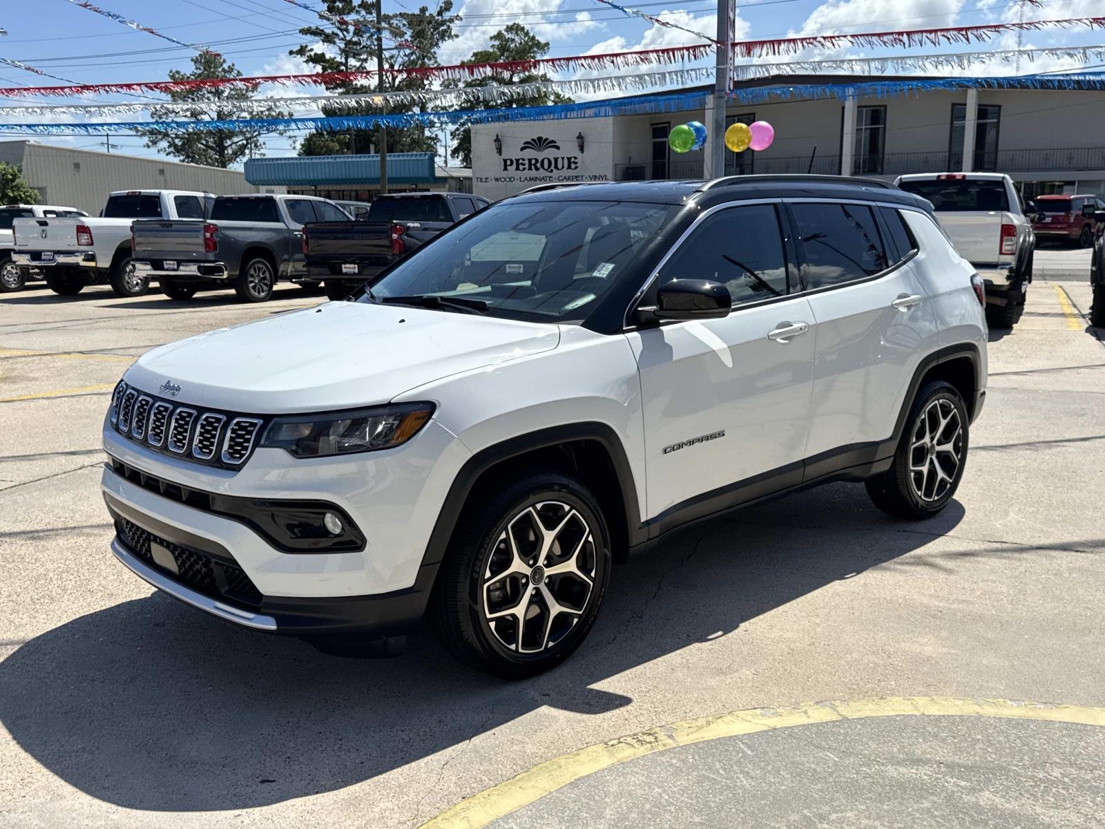 Used 2025 Bright White Clearcoat Jeep Limited image 3