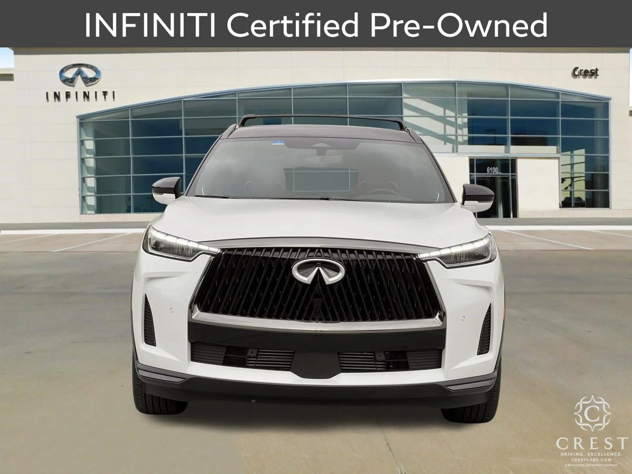 Certified Used 2027 Radiant White Black Obsidian INFINITI AUTOGRAPH image 10