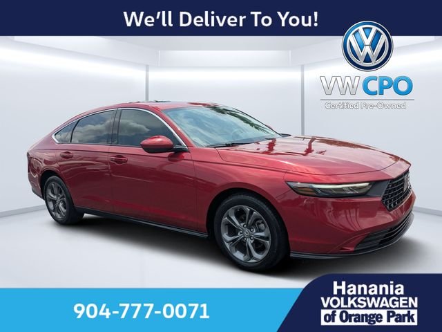 Certified Used 2023 Red Honda EX image 1