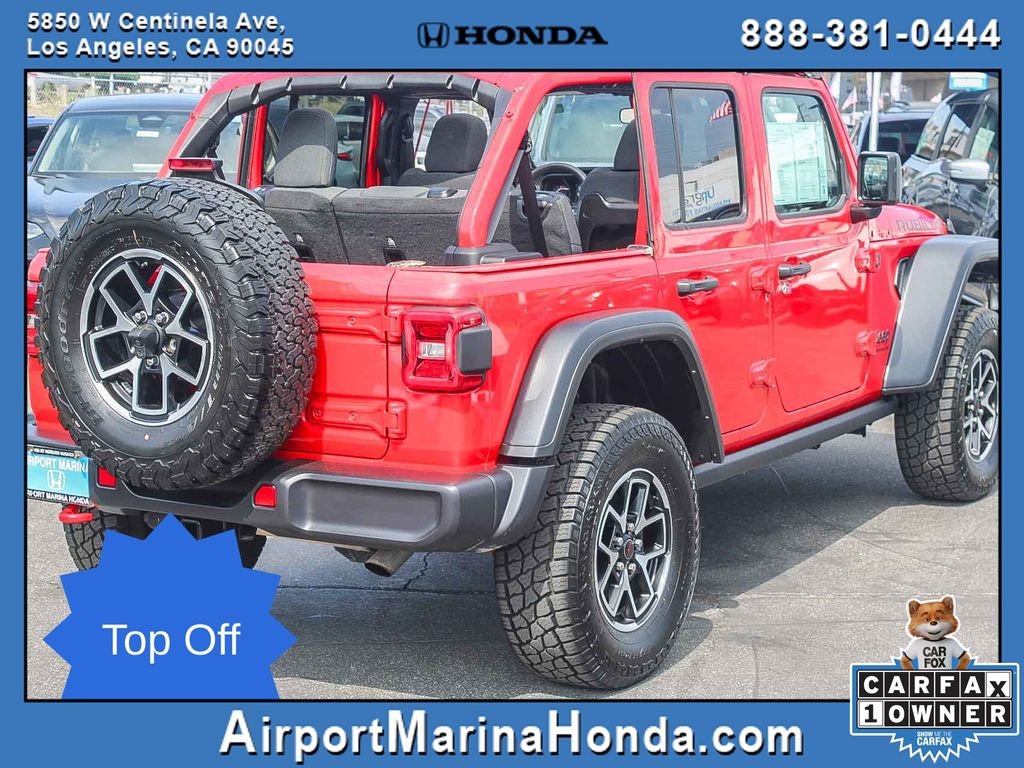 Used 2025 Red Clearcoat Jeep Rubicon image 6