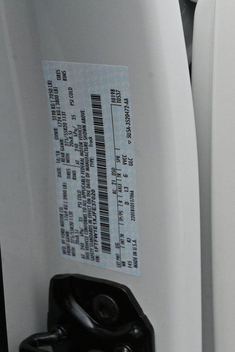 Used 2018 White Platinum Metallic Tricoat Ford XL image 47