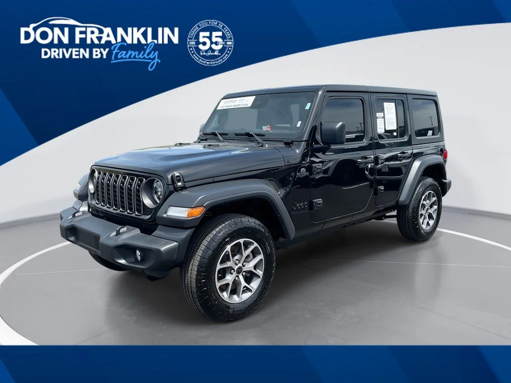 Used 2024 Black Jeep Sport S image 1