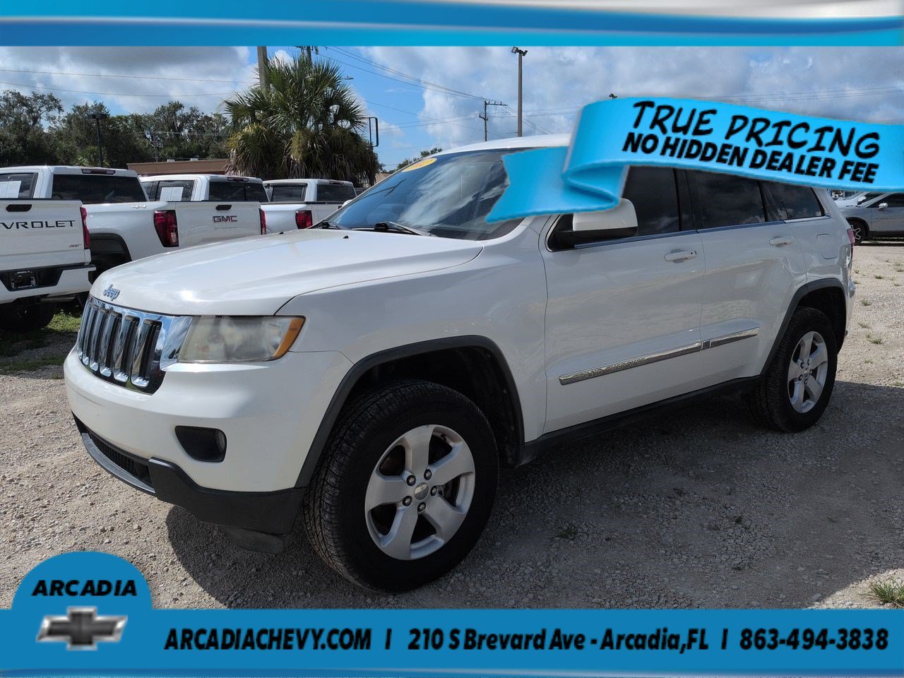 Used 2012 Stone White Jeep Laredo image 8