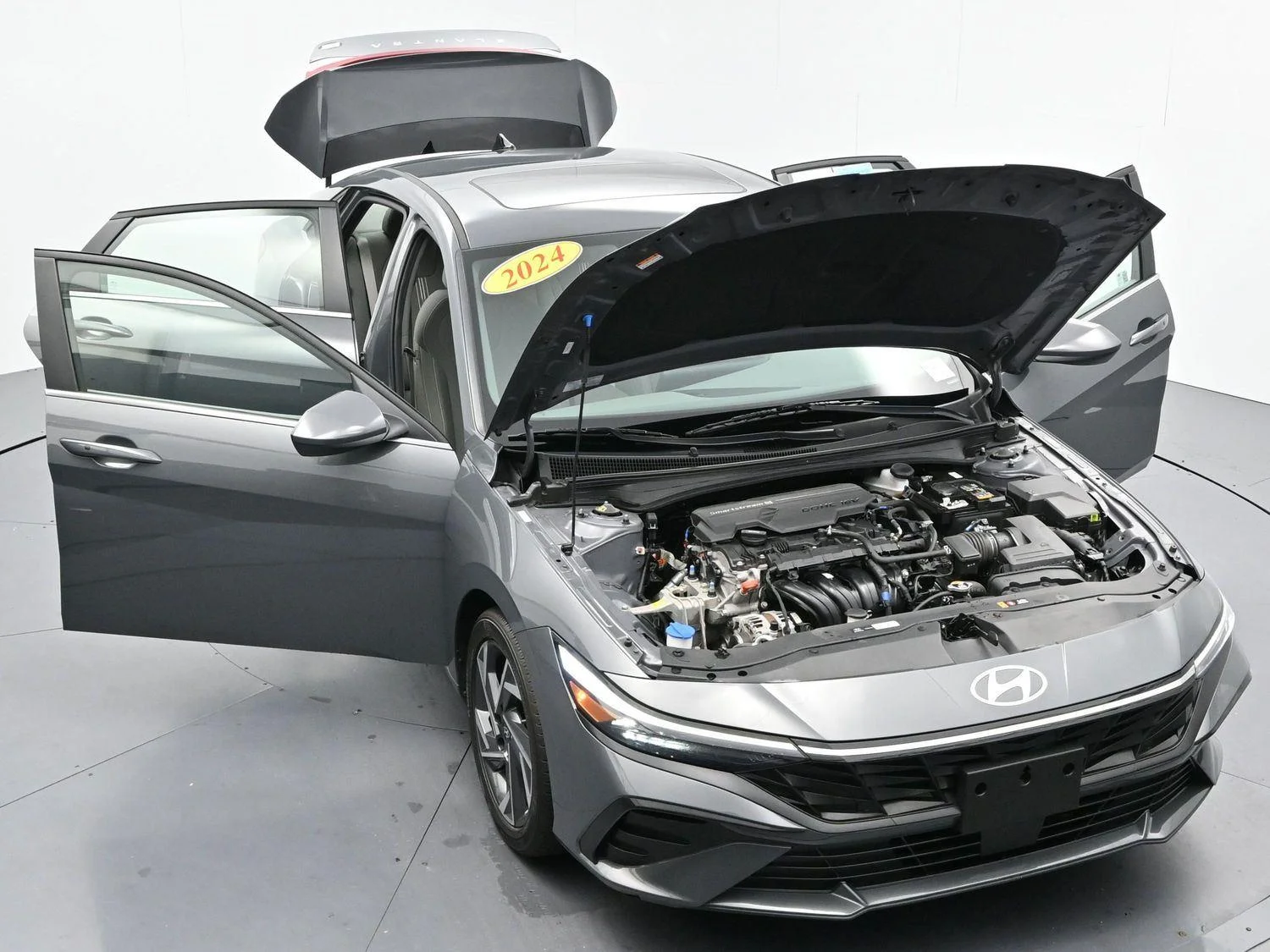 Used 2024 Ecotronic Gray Hyundai SEL image 45