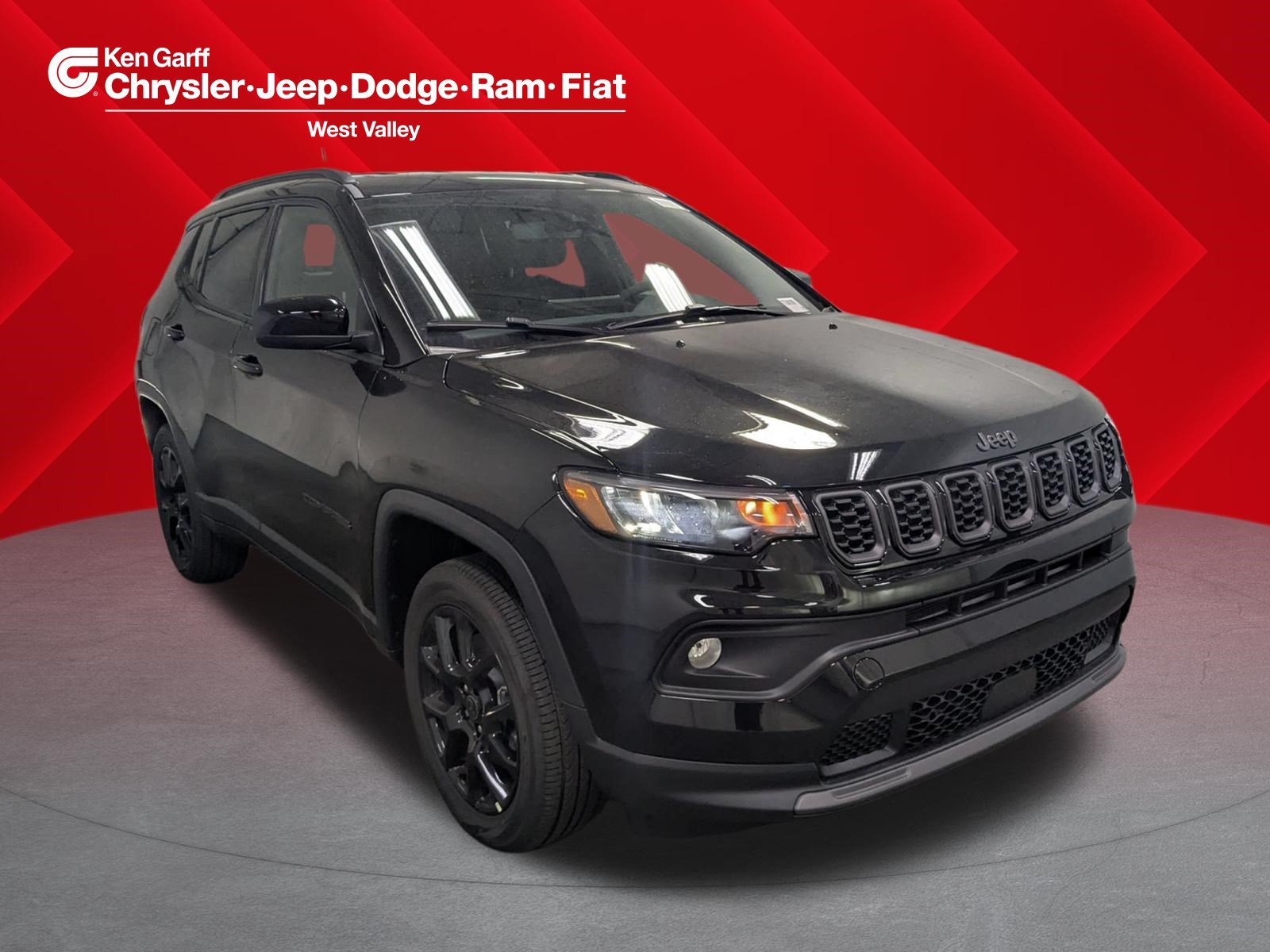New 2026 Diamond Black Crystal Pearl-Coat Exterior Paint Jeep Latitude image 1