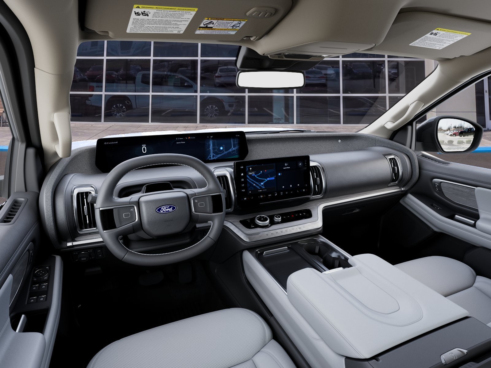 New 2027 Star White Metallic Tri-Coat Ford Platinum image 9