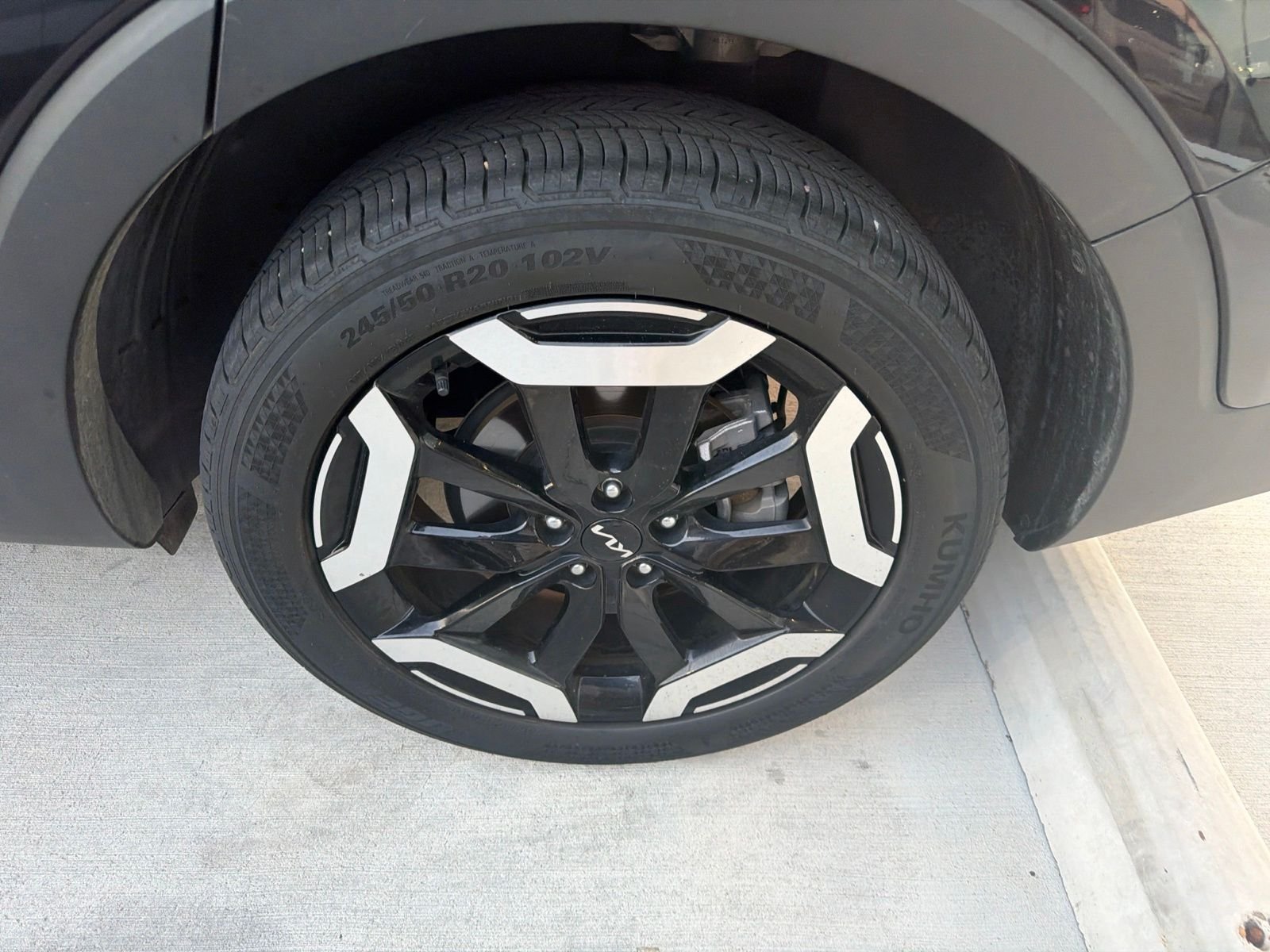 Used 2025 Ebony Black Kia S image 7