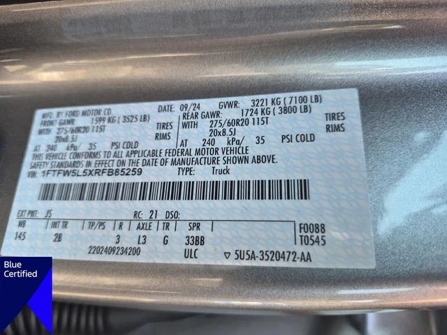Used 2024 Silver Ford Lariat image 38